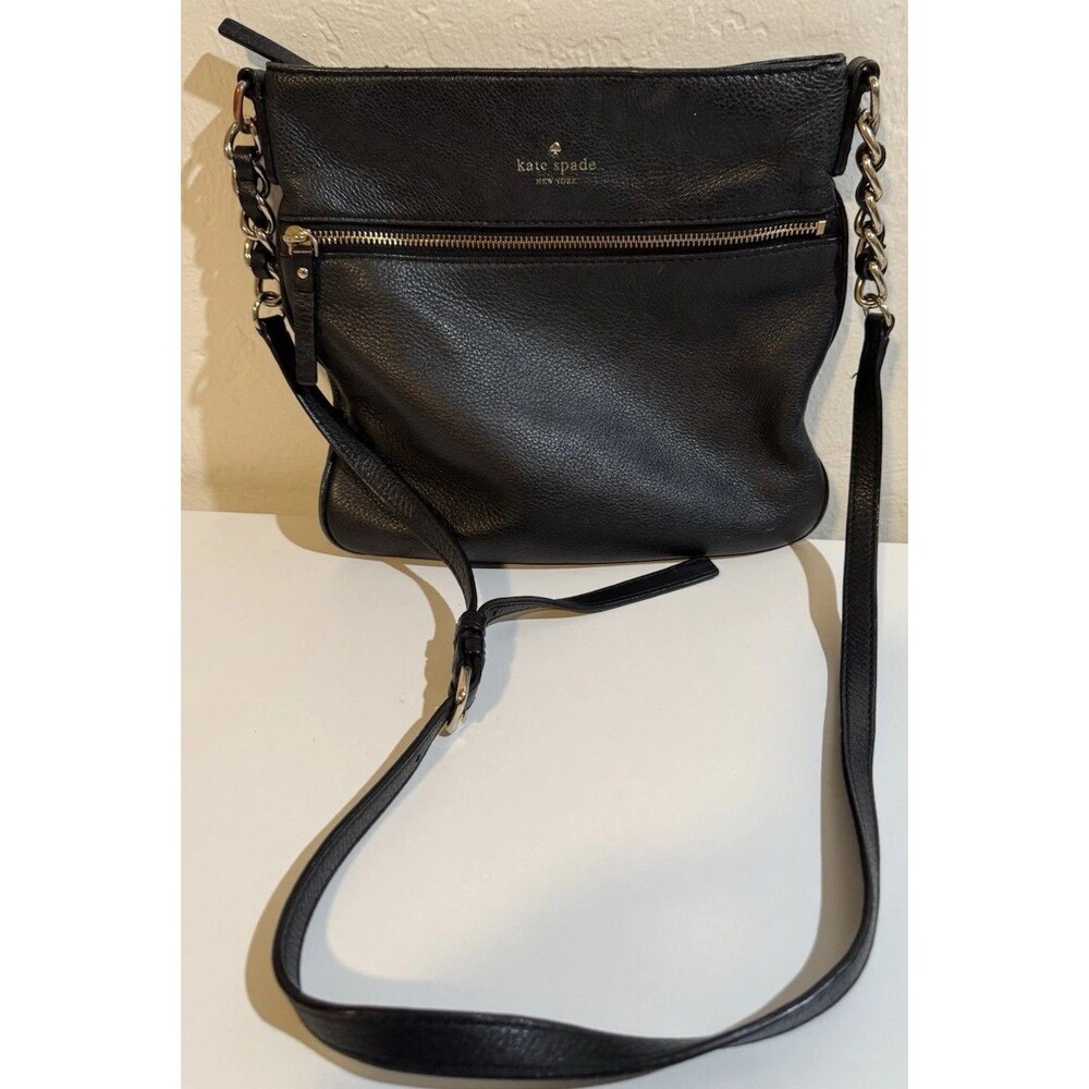 Gorgeous Kate Spade Shoulder Jackson Street Melisse Black Leather Cross Body Bag